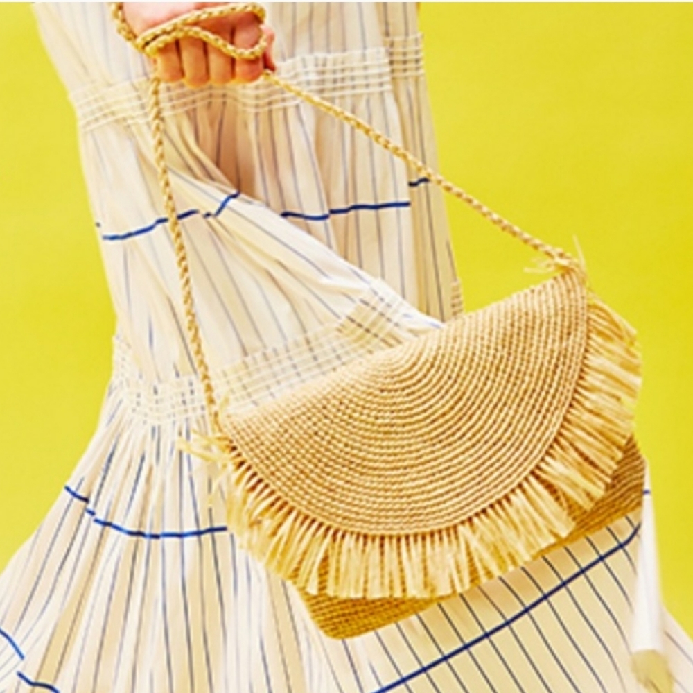 Mar y Sol Tanya Raffia Crossbody